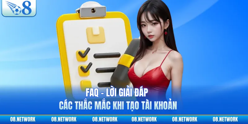 FAQ - Lời giải đáp các thắc mắc khi tạo tài khoản