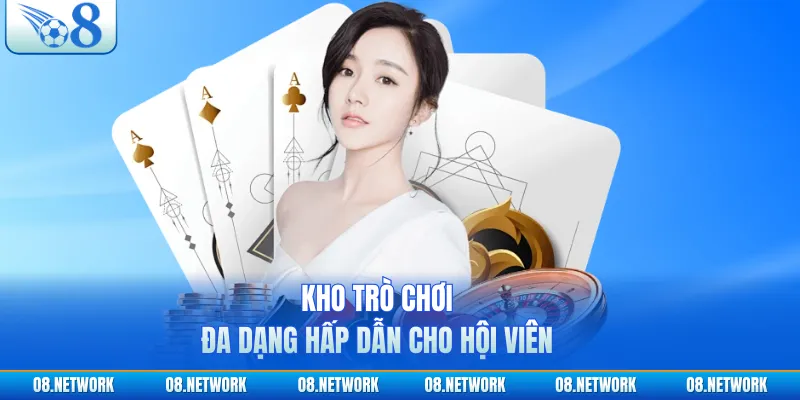 Kho trò chơi đa dạng hấp dẫn cho hội viên