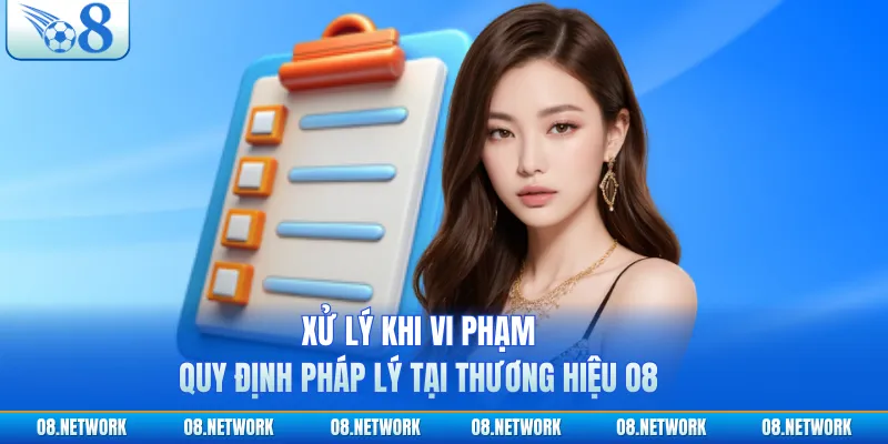 Xử lý khi vi phạm quy định pháp lý tại thương hiệu O8